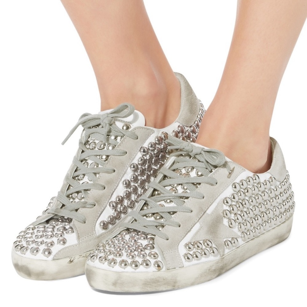 RARE golden goose studded sneakers